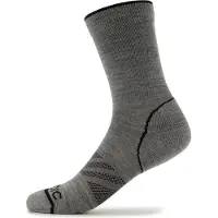 Stoic Merino Outdoor Crew Socks Tech Calze da trekking (42-44, grigio)
