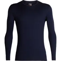 Icebreaker - Primo strato in lana merino - M Merino 200 Oasis LS Crewe Midnight Navy per Uomo - Taglia XXL - Blu navy