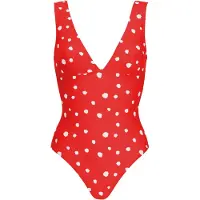Vivid Costume intero rosso / bianco