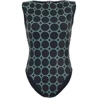 Vivid Costume intero blu scuro / canna