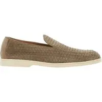 Doucal's Mocassino in camoscio intrecciato