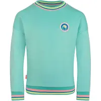 TROLLKIDS Girl's Senja Sweatshirt Maglione Bambini (92, turchese)