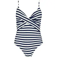 Barts Women's Yadbor Shaping One Piece Costume intero Donna (36, bianco/blu)