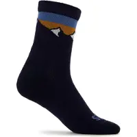 Stoic Merino Quarter Tech Rib Mountains Socks Calze casual (39-41, nero)