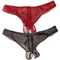 Petite fleur GOLD by LASCANA Ouvert rosso / nero