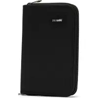 Pacsafe RFIDsafe Compact Travel Organizer Portafogli (16,3 x 11,5 x 2 cm, nero)