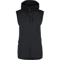 Stoic Women's MerinoFleece335 KuolpaSt. Vest with Hood Gilet in pile Donna (XXL, nero)