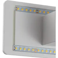 Ideal Lux Applique LED Zig Zag bianco, larghezza 29 cm