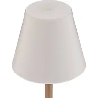New Garden Lampada LED da tavolo Lola Slim con batteria ricaricabile, ottone