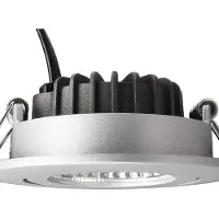 Deko-light Faretto LED da incasso a soffitto Dione 4.000 K grigio argento