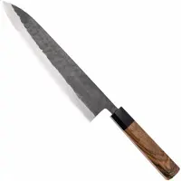 Munetoshi Black Hammer-Tone Gyuto, coltello da chef 24 cm
