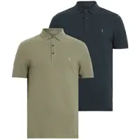 AllSaints Reform Ss Polo 2 Pac Potion Blue/green Taglia: XS | Polo Outlet | Uomo | Blu
