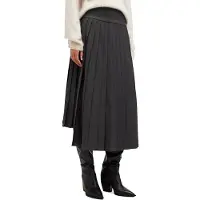 AllSaints Kaya Skirt Charcoal Grey Taglia: 10 | Minigonne Outlet | Donna | Nero