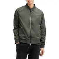 AllSaints Bassett Bomber Dull Khaki Green Taglia: XS | Bomber Outlet | Uomo | Marrone