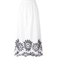 Rich & royal Skirt With Embroidery White Taglia: 34 | Maxi gonne Outlet | Donna | Bianco