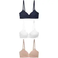 Next Reggiseno beige / navy / bianco