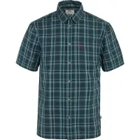 Fjällräven Övik Lite Shirt S/S Camicia Uomo (S, blu)