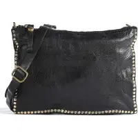Campomaggi Borsa a spalla Vera Pelle 27 cm nero