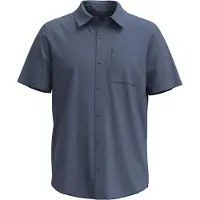 Smartwool Everyday Short Sleeve Button Down Camicia Uomo (S, blu)