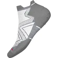Smartwool Women's Run Targeted Cushion Low Ankle Calze da running Donna (42-45, grigio)