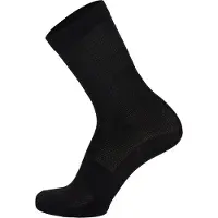 Santini Cycling High Socks Q-Skin Puro Calze da ciclismo (44-47 - XL/XXL, nero)