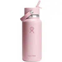 Hydroflask Wide Flex Straw Cap Borraccia (946 ml, fuchsia)