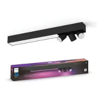 Philips Hue White & Color Ambiance Set 3 Faretti A Soffitto Centris Nero