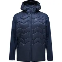 Peak Performance - Piumino da uomo isolante e versatile - M Elevate Liner Hybrid Hood Jacket Blue Shadow per Uomo in Poliestere Riciclato - Taglia XL - Blu navy