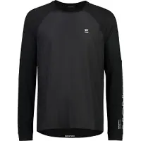 Mons Royale Tarn Merino Bike Wind Jersey Maglietta da ciclismo Uomo (L, nero)