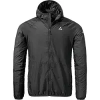 Schöffel Jacket Style Wutach Giacca a vento Uomo (58, nero/grigio)