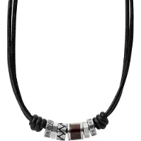 Fossil Leather Collana da uomo JF84068040