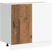 vidaXL Base da cucina Lyon in legno vecchio a base di materiale ligneo