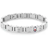 Tommy Hilfiger Alla moda bracciale in acciaio da uomo 2790393