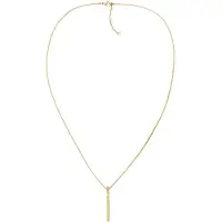 Tommy Hilfiger Collana Placcata Oro Pendente Linear 2780951 — Collana