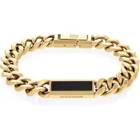 Tommy Hilfiger Senza tempo bracciale placcato oro s onyxem 2790539