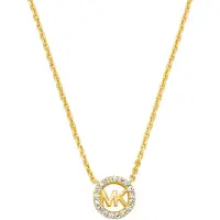 Michael Kors Collana Placcata Oro Con Zirconi Cubici Mkc1726Cz710 — Collana