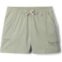 Columbia Kid's Tech Trail Utility Short Drawcord Pantaloncini Bambini (M, grigio)