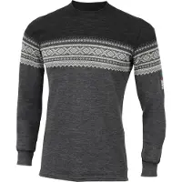 Aclima DE Marius Crew Neck Pullover in lana merino Uomo (L, grigio)