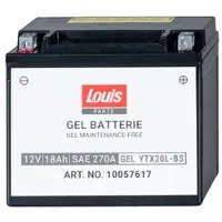 Louis Parts Gel-Batteria YTX20L-BS 12V/18AH 270A