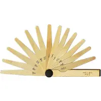 Slice Set di spessimetri di precisione, 20 fogli, 0,05-1 mm, ottone