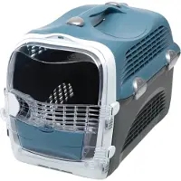 AS Discount Scatola di trasporto Catit Cabrio Carrier 53 x 27 x 40,5 cm blu-grigio