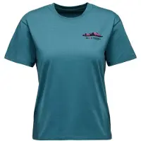 Black Diamond Women's Mountainscape S/S Tee T-shirt Donna (XL, turchese)
