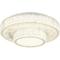 Globo Plafoniera soggiorno dimmerabile Plafoniera LED cristalli cambio colore 67162-50D