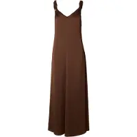 Selected Vestito Lungo Donne Marrone 42