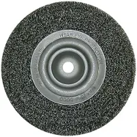 Lessmann Spazzola circolare in filo metallico Filo di acciaio 0,30 / 0,35 mm, ⌀ spazzola x larghezza di lavoro: 178X32 mm