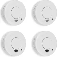 Smartwares rilevatore di fumo 4 pezzi 10x10x3,5 cm Bianco