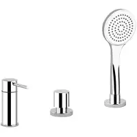 Gessi Miscelatore bordo vasca 3 fori bordo vasca cromo