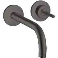 Hansgrohe AXOR Uno mitigeur monocommande de lavabo encastré, rosettes pour montage mural, saillie 165mm, 38113340, 38113340