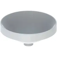 Geberit VariForm lavabo encastré rond, 400mm, sans trou pour robinet, sans trop-plein, 500.703.00.2, 500.703.00.2