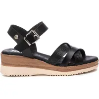 Xti per donna. 14385104-NEGRO Sandali 143851 nero (36), 3 a 5cm, Fibbia, Casual